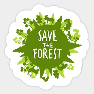 Save The Forest Sticker